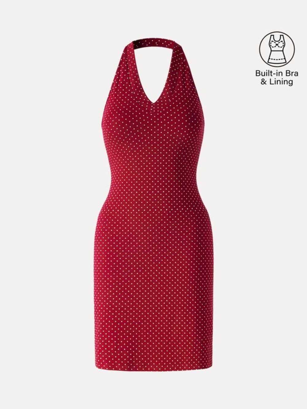 OGL Halter Polka Dot Dress - Picture 2 of 2